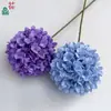 Bola Redonda Rama Única Hortensia Crepuscular Accesorios para Fotografía de Bodas Colocación Arreglo Floral Flores Artificiales Set de Arco de Hotel Flores Artificiales