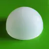 Cubierta de PC blanco lechoso antirreflejos luz difusa tono 76MM bombilla luz de techo rosca cóncava y convexa superficie lente