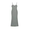 Vestido Sexy de Alcinha Pure Desire Feminino Verão Justo Emagrecedor Fenda Elegante Midi Bodycon