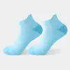 Meias Esportivas de Alta Performance com Amortecimento Dopamina Colorido, Solado de Toalha, Antibacterianas, Secagem Rápida, para Corrida, Fitness, Profissional 10A