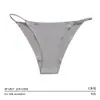 Ropa interior femenina sin costuras de seda helada, bragas de yoga para mujer suaves y amigables con la piel, tanga de cintura baja de tirante fino, una pieza, venta al por mayor