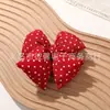 Dulce y Elegante Lunares Relleno de Algodón Lazo DIY Accesorios para el Cabello Pin de Tiburón Ramillete Accesorios para Ropa Accesorios de Joyería