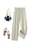 Pantalones de Lino Tencel Estilo Globo para Mujer, Estilo Delgado de Verano, Nuevo Modelo 2026, Cortos para Figuras Petite, Blanco, Pantalones Amplios Relajados Estilo Scimitar