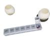 Caja Semanal de Pastillas de Venta Directa Transfronteriza de Tamaño Mediano con 7 Compartimentos, Empaque de Compartimento Independiente, Caja Portátil para Guardar Pastillas de Medicamentos
