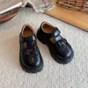 Zapatos para niñas, zapatos de princesa para niños, nuevo modelo 2026, zapatos Mary Jane de otoño para niñas, zapatos casuales de cuero negro