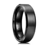 Anillo Xinghe transfronterizo popular europeo y americano de acero de titanio esmerilado anillo de acero de titanio para hombre cepillado joyería al por mayor
