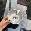 Tazón de Acero Inoxidable Estilo Coreano con Doble Asa para Snacks, Tazón para Vino de Arroz, Tazón para Ensalada, Tazón para Salsa de Hot Pot, Cesta para Papas Fritas y Frutas, Tazón Pequeño para Freír