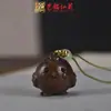 Sândalo Dourado Nova Versão dos Doze Signos do Zodíaco Pingente para Celular Pingente de Madeira para Bolsa Chaveiro Argola Lembrancinha