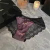Encanto delicado~Bragas de satén con encaje sexy estilo francés para mujer, deseo puro, finas, transpirables, de malla, calzones para mujer
