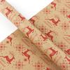 Papel de regalo navideño transfronterizo Papel de regalo de cumpleaños para San Valentín Papel de regalo Kraft vintage DIY al por mayor