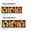Pegatinas de Plantas en Maceta de Lujo Sencillas y Accesibles Más Vendidas de Temu para Sala de Estar, Pasillo, Entrada, Autoadhesivas, Impermeables y Antiincrustantes