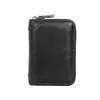 Bolsa para Tarjetas de Organizador de Piel de Vaca de Capa Superior Portatarjetas Múltiples Anti-Magnético RFID Antirrobo Estuche para Tarjetas de Crédito Bolsa para Tarjetas Femenina