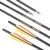 ACCMOC estándar de oro 16-22 pulgadas ballesta mixta de carbono diámetro de disparo 8.8 mm diámetro exterior 4 pulgadas pluma de goma