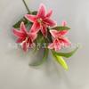Flores Artificiales Rojo Rosa para Boda, Flores Falsas Decorativas Rojo Rosa para Arreglos de Techo y Piso de Boda, Utilería para Montaje de Escena Floral