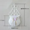 Cesta de Flores de Parede para Sala de Estar Interna Pendurada na Parede Flores de Plástico Pendurada na Parede do Quarto Arte Floral de Parede Plantas Verdes Simulação Conjunto de Flores Artificiais Decorações