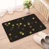 Tapete para comida de mascota con huella de pata de perro estilo americano transfronterizo, tapete absorbente para entrada de baño, tapete antideslizante, felpudo para entrada
