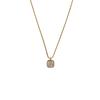 Colar de pérolas fritillary Ji sereia galvanizada a ouro real, corrente de clavícula simples francesa, colar retrô elegante e personalizado