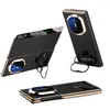 Adecuado para funda de teléfono Huawei MateX7, nuevo soporte de anillo de dos etapas, doble eje central X5/X6, funda tipo libro magnética de cobertura total