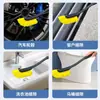 Cepillo para Cubos de Rueda de Coche Transfronterizo, Cepillo para Neumáticos, Cepillo de Limpieza para Espacios con Anillo de Acero de Cerdas Suaves y Duras, Herramienta para Lavado de Coches, Personalización de Cepillos para Coches
