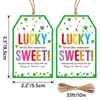 Colgante de Etiqueta de Conejo Lindo con Cuerda, Decoraciones para Fiestas y Festividades, Papel de Tarjeta Colorido de Pascua, Escribible