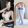 Lencería Sexy Uniforme Jk Atuendo de Pura Pasión No Hay Necesidad de Quitarse Traje de Marinero Estilo Preppy Juego de Rol Traje Sexy Talla Grande Qqny