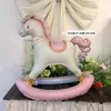 Globos de Papel de Aluminio de Caballo Mecedora 3D Lindos Transfronterizos para Actividades de Festival Infantil y Accesorios de Decoración de Jardín de Infantes Venta al por Mayor