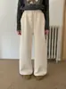Pantalones de Chándal Acolchados de Algodón Súper Versátiles Estilo Coreano, Ropa de Trabajo Perezosa y Relajada, Pantalones Casuales Versátiles, Diseño de Nicho Zh