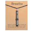 Nuevo Producto en Stock Amazon Collar Colgante de Meditación Mindfulness de Giro Roscado Silbato de Acero de Titanio para Ajustar la Respiración y Aliviar el Estrés
