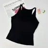 25 Nuevos Camisones de Nano Terciopelo Otoño/Invierno para Mujer, Capa Base, Espalda Bonita, Tirantes Finos, Camiseta sin Mangas con Almohadilla en el Pecho, Top Cálido de Corte Ajustado