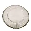 Platos de Vidrio Rayados Simples de Gama Alta Estilo Europeo Más Vendidos para Banquetes y Hoteles, Platos para Frutas, Bandejas para Servir, Bandejas para Frutas