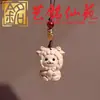 Madera de Haya Doce Signos del Zodíaco Cadena para Teléfono Llavero Colgante para Teléfono Adorno Yi Ming Xian Yuan Lugares Escénicos de Madera Regalos