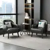 Sillón de Cuero para Persona Perezosa, Artesanía en Cuero, Silla Sofá Simple, Balcón, Dormitorio, Sala de Estar, Hotel, Oficina, Apartamento Pequeño, Ocio, B&B, Sofá