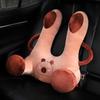 Almohada de Coche de Animales de Dibujos Animados Súper Suave con Expresión Almohada Anti-Estrangulamiento para Dormir en Larga Distancia Cojín Cojín Cojín Lumbar Cojín
