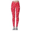 Explosiones Transfronterizas Día de San Valentín Europeo y Americano 2024 Nuevos Leggings Casuales Adelgazantes de Corte Slim para Mujer con Estampado Digital Personalizado