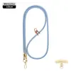 Cordón de alta gama para teléfono móvil 6MM resistente para colgar en el cuello ajustable para exteriores anti-pérdida cuerda trenzada para muñeca delicada oro