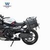 Coche muscular Wolf adecuado para estilo primavera 450SR bolsa lateral bolsa lateral se puede instalar casco medio casco casco completo con cerradura marco de liberación rápida modificación