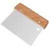 Fábrica por atacado raspador de aço inoxidável raspador de madeira raspador de macarrão cortador de farinha raspador de salsicha em pó raspador de bolo ferramenta de cozimento