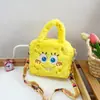 Nova Bolsa Transversal Kuromi do Cão de Canela, Bolsa Fofa para Marmita, Bolsa de Pelúcia para Menina, Bolsa de Ombro