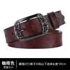 Novo Cinto Retrô de Couro Genuíno Cinto de Couro de Vaca Puro Cinto Largo Feminino Cinto Decorativo Estilo Coreano Calças Casuais Bolsa Atacado