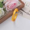 Pulsera Abierta con Corazón de Loto Galvanizado a la Moda Esperando Estilo de Lujo Accesible Pulsera Personalizada de Gama Alta Pulsera de Diseño de Nicho