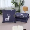 Colcha Almohada para Dormir, Almohada Plegable Multifuncional para Coche, Colcha de Aire Acondicionado para Coche de Doble Uso, Colcha de Verano Refrigerante Dos en Uno