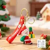 Chaveiro Pingente Papai Noel Transfronteiriço Desenho Animado Charme para Bolsa Acessório de Chaveiro Requintado Pequeno Presente de Natal