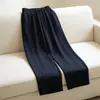 Novas calças de outono de cintura alta, perna reta, emagrecedoras, 2026, casuais, fluidas, versáteis, moda, calças de perna curva