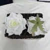 Flores Artificiales, Cabezas de Rosa Hechas a Mano, Rosas Impresas en Seda, Ramilletes de Boda, Flores para Muñeca, Coronas de Flores, Flores Falsas al por Mayor, Flores Artificiales
