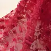Vestido Camisola Floral Estilo Ins Bordado con Hilo Dorado Tela Bordada Tela Bordada con Láser de Puntos