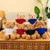 Oso de Peluche Vestido, Muñeco de Peluche, Personalizable con Logo, Escudo Escolar, Muñeco de Tela, Regalo para Eventos de Empresa, Al Por Mayor