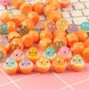 Adornos pequeños de animales luminosos patitos huevos rotos botella de vino dragón de leche tiembla modelo de animal de simulación mini bolsa ciega