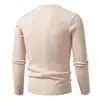 2026 Comércio Exterior Moda Masculina Europeia e Americana Slim Fit Tamanho Grande Gola Redonda Malharia Novo Estilo Malharia Casual Masculina