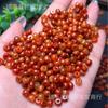 Jade de Myanmar Calidad A Cuentas Rojas Patek Ábaco Cuentas Espaciadoras Hecho a Mano DIY Cuentas Sueltas Accesorios Pulsera Collar Productos Semi-terminados