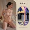 Fragancia para escuchar de noche, nueva lencería sexy de tres puntos, bikini gratis con entrepierna abierta, tentación, traje de mujer de talla grande para entrega